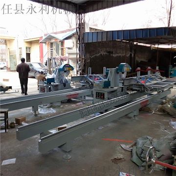 高效节能细木工板加工圆木推台锯 木工精密推台锯