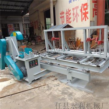 厂家直销木工全自动数控圆木推台锯 加宽带锯跑车式推台锯