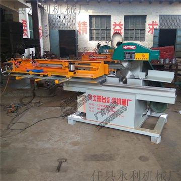 1.2米板材加工铝合金滑台圆木推台锯价格　高效快速细木工锯